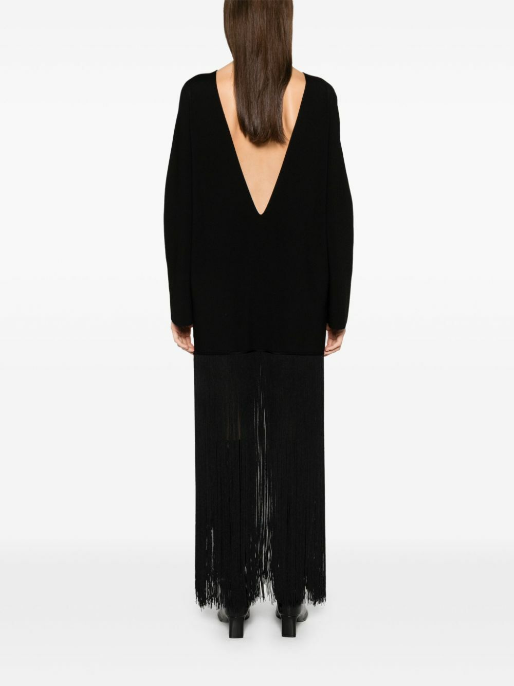 Khaite Black Polyester Cocktail Dress