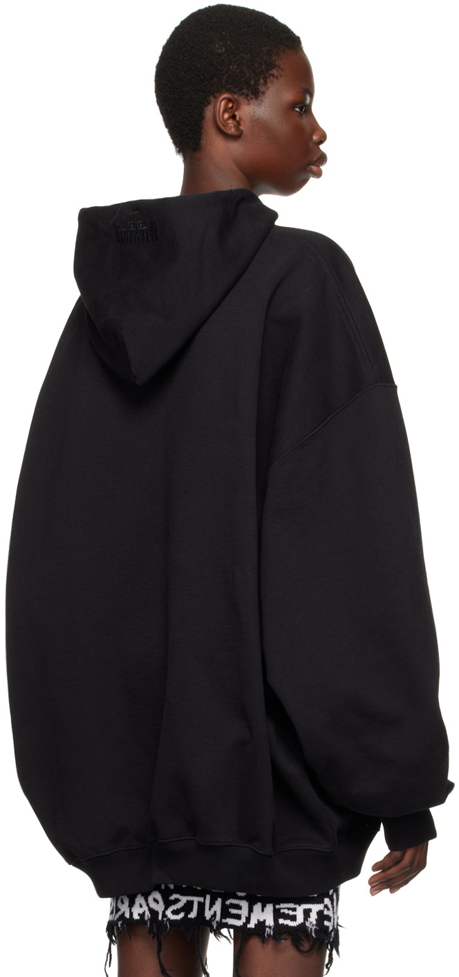 VETEMENTS Black 'Corporate Brands Ruin Fashion' Hoodie