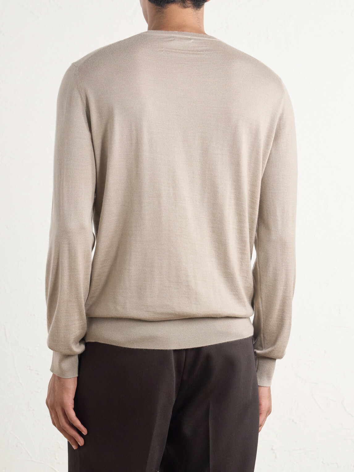 Zegna - Cashmere and Silk-Blend Sweater - Brown