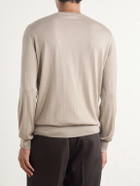 Zegna - Cashmere and Silk-Blend Sweater - Brown