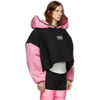 Colmar A.G.E. by Shayne Oliver Black and Pink Villa Ski Hoodie