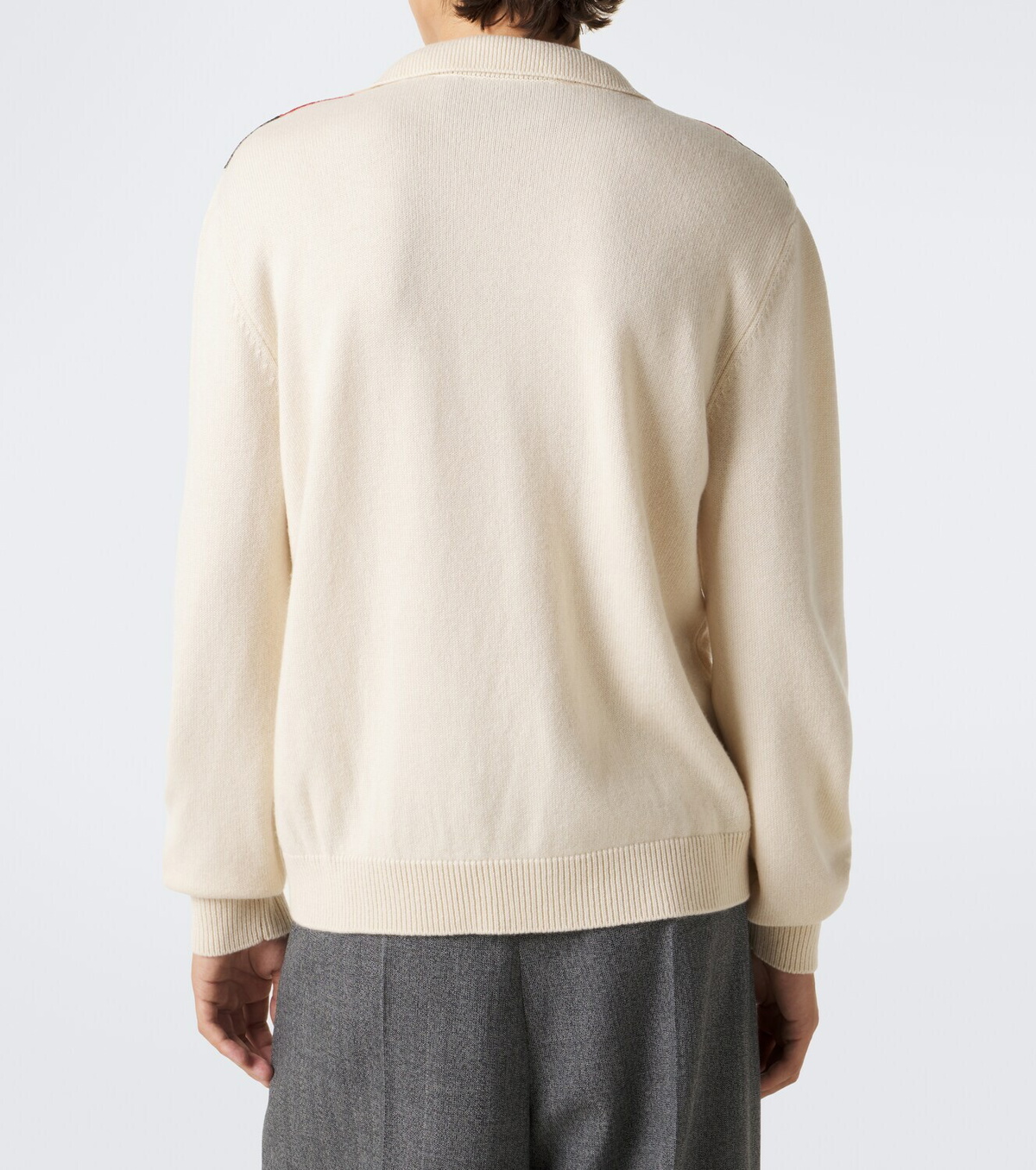 Valentino Jacquard cashmere polo sweater Valentino