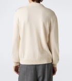 Valentino Jacquard cashmere polo sweater