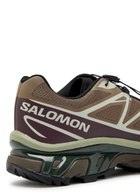 Salomon XT-6 Panelled Mesh Sneakers Brown