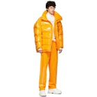 Feng Chen Wang Orange Down Puffer Jacket
