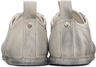 Ann Demeulemeester White & Gray Siru Boxing Sneakers