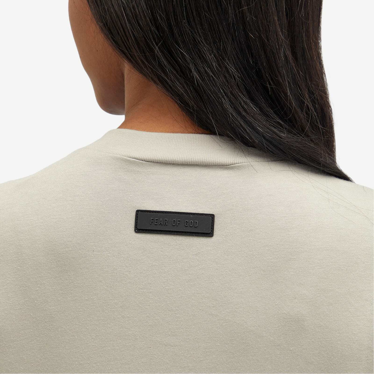 Fear of God ESSENTIALS Women's 3/4 Sleeve Dress in Seal