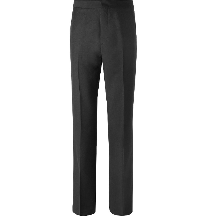 Photo: Acne Studios - Wool and Mohair-Blend Suit Trousers - Black