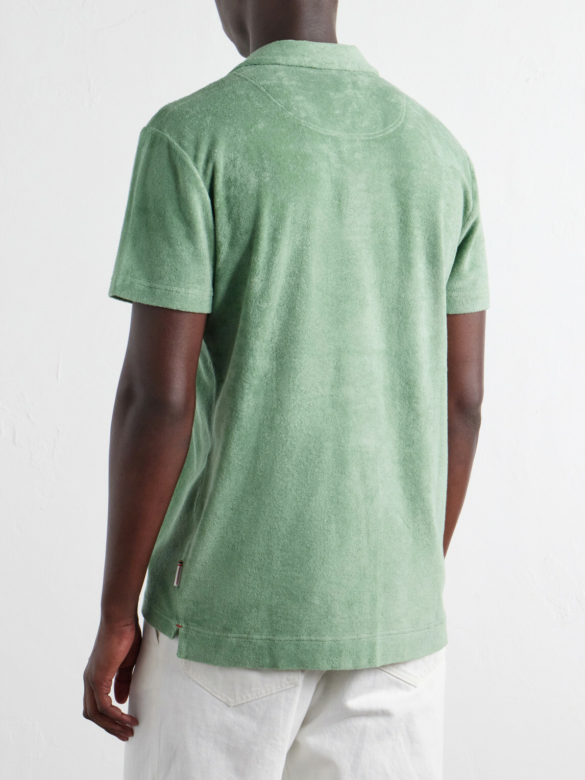 Orlebar Brown - Terry Cotton-Terry Polo Shirt - Green