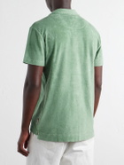 Orlebar Brown - Terry Cotton-Terry Polo Shirt - Green