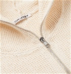 Our Legacy - Waffle-Knit Linen and Cotton-Blend Hoodie - Off-white