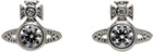 Vivienne Westwood Silver London Orb Earrings