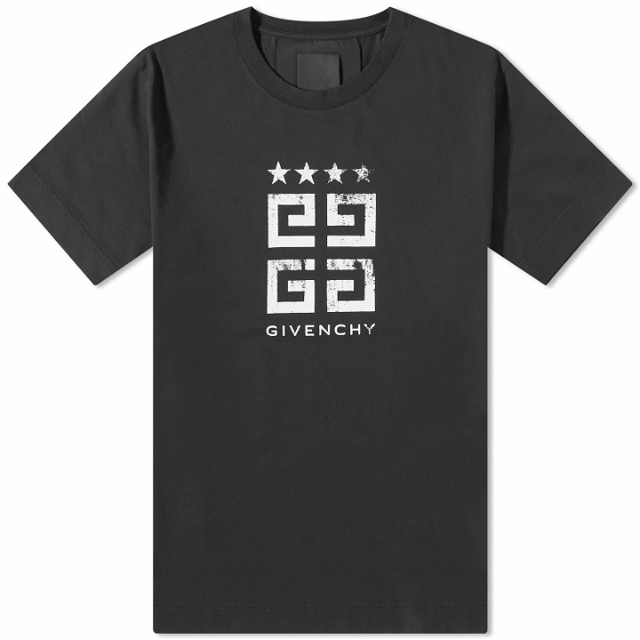Photo: Givenchy Men's 4G Star Logo T-Shirt in Black