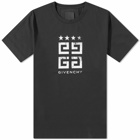 Givenchy Men's 4G Star Logo T-Shirt in Black