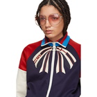 Gucci Blue Guccify Yourself Bow Logo Track Jacket