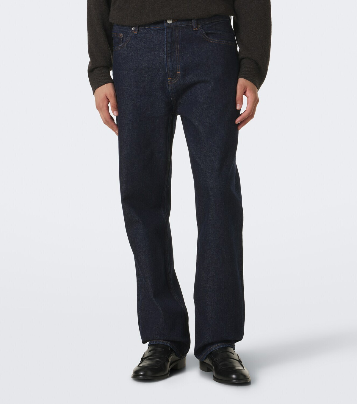 Frame Mid-rise wide-leg jeans