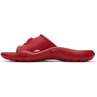 Versace Red Nettuno Rubber Slides