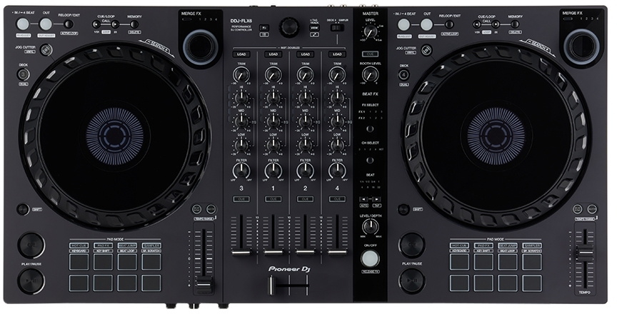 Pioneer DJ Gray DDJ-FLX6-W 4-Channel DJ Controller