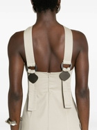 Sinead O'Dwyer Neutral Tie Cotton Maxi Dress