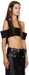 Alexander McQueen Black Bandage Tank Top