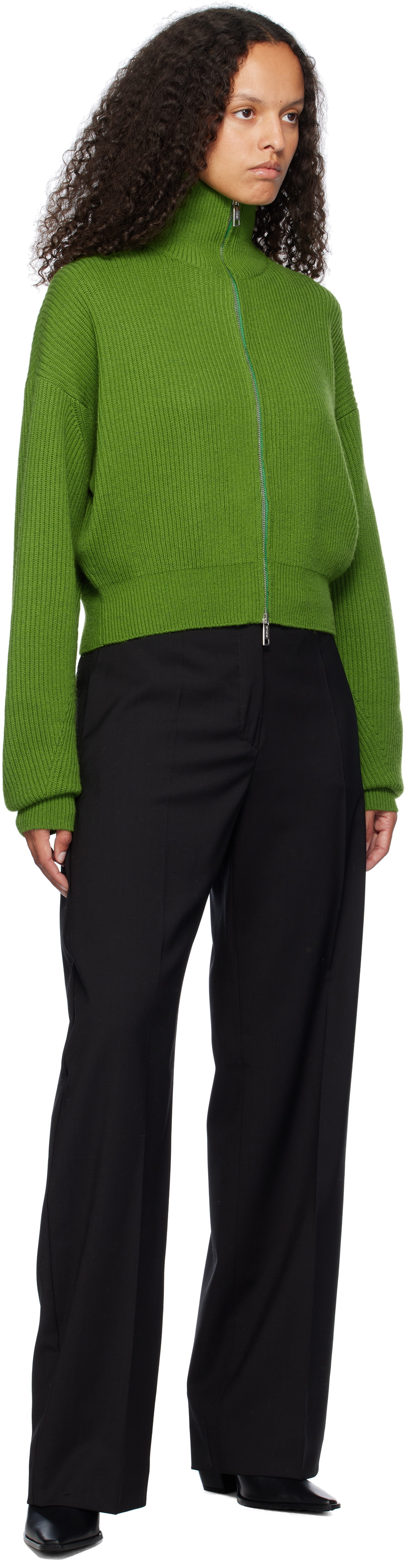 Sportmax Green Svago Cardigan