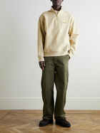 Carhartt WIP - American Script Cotton-Blend Jersey Half-Zip Sweatshirt - Neutrals