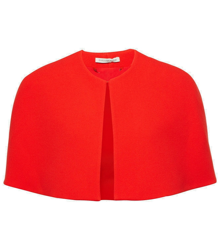 Photo: Emilia Wickstead Domie crêpe cape