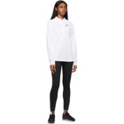 Nike White NikeCourt Challenger Half-Zip Sweater