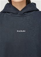 Fikka Stamp Hooded Sweatshirt in Black