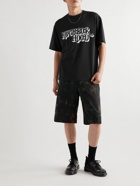Neighborhood - Slim-Fit Logo-Print Cotton-Jersey T-Shirt - Black