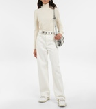 Jimmy Choo - Diamond X/F embellished leather sneakers