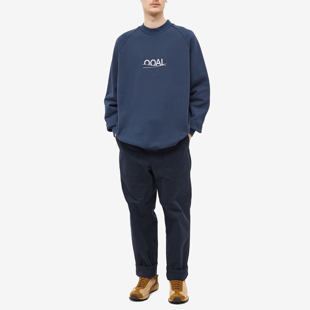 Nanamica Men's COAL Crew Sweat in Navy Nanamica