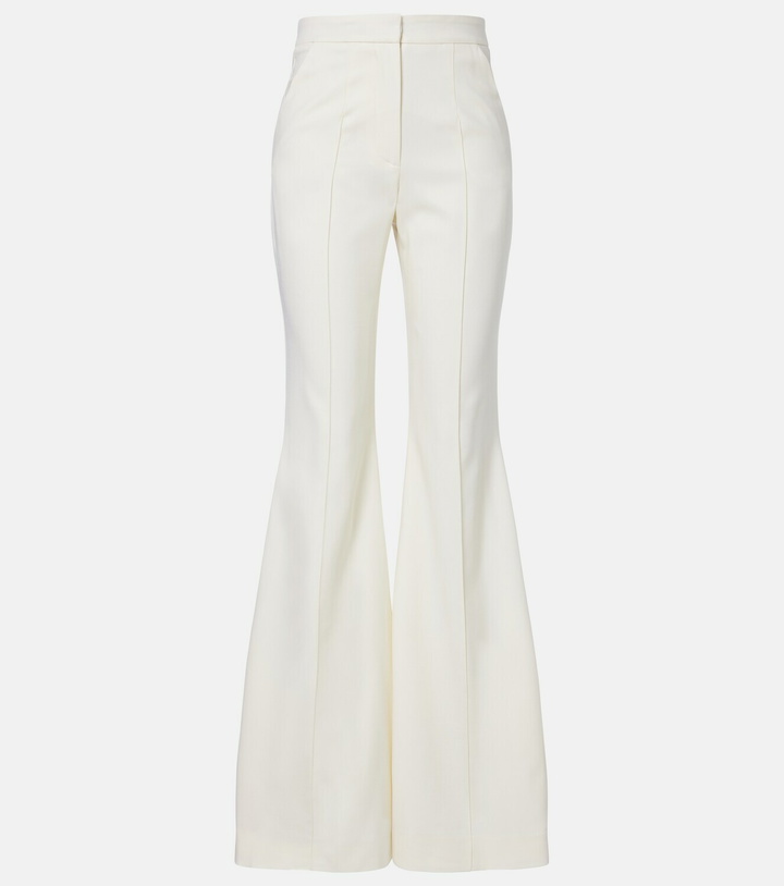 Photo: Costarellos Daline wool-blend wide-leg pants