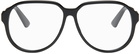 Gucci Black Aviator Glasses