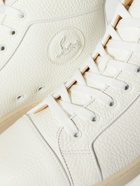 Christian Louboutin - Louis Orlato Full-Grain Leather High-Top Sneakers - White