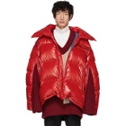 Calvin Klein 205W39NYC Red Down Oversized Jacket