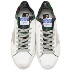 Golden Goose White Check Sock Superstar Sneakers