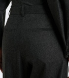 Khaite August wool and cashmere wide-leg pants