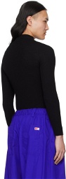 Meryll Rogge Black Striped Sweater