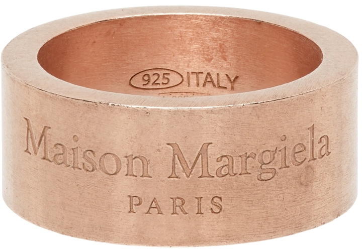 Photo: Maison Margiela Rose Gold Semi-Polished Ring