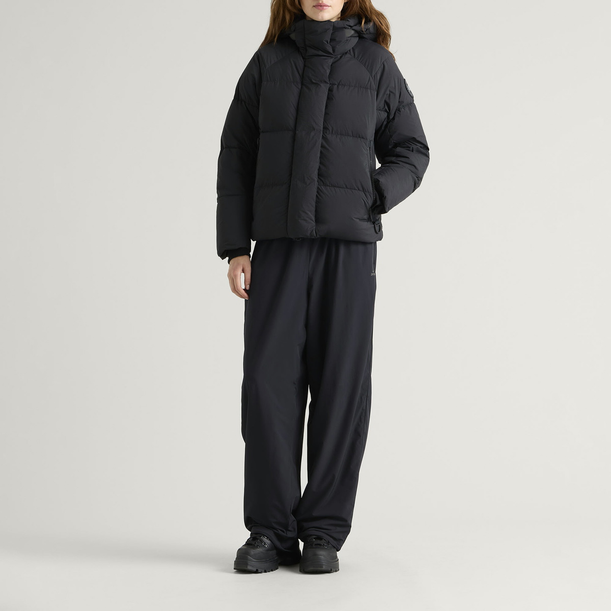 Canada Goose Women's Junction Parka Jacket in Black
