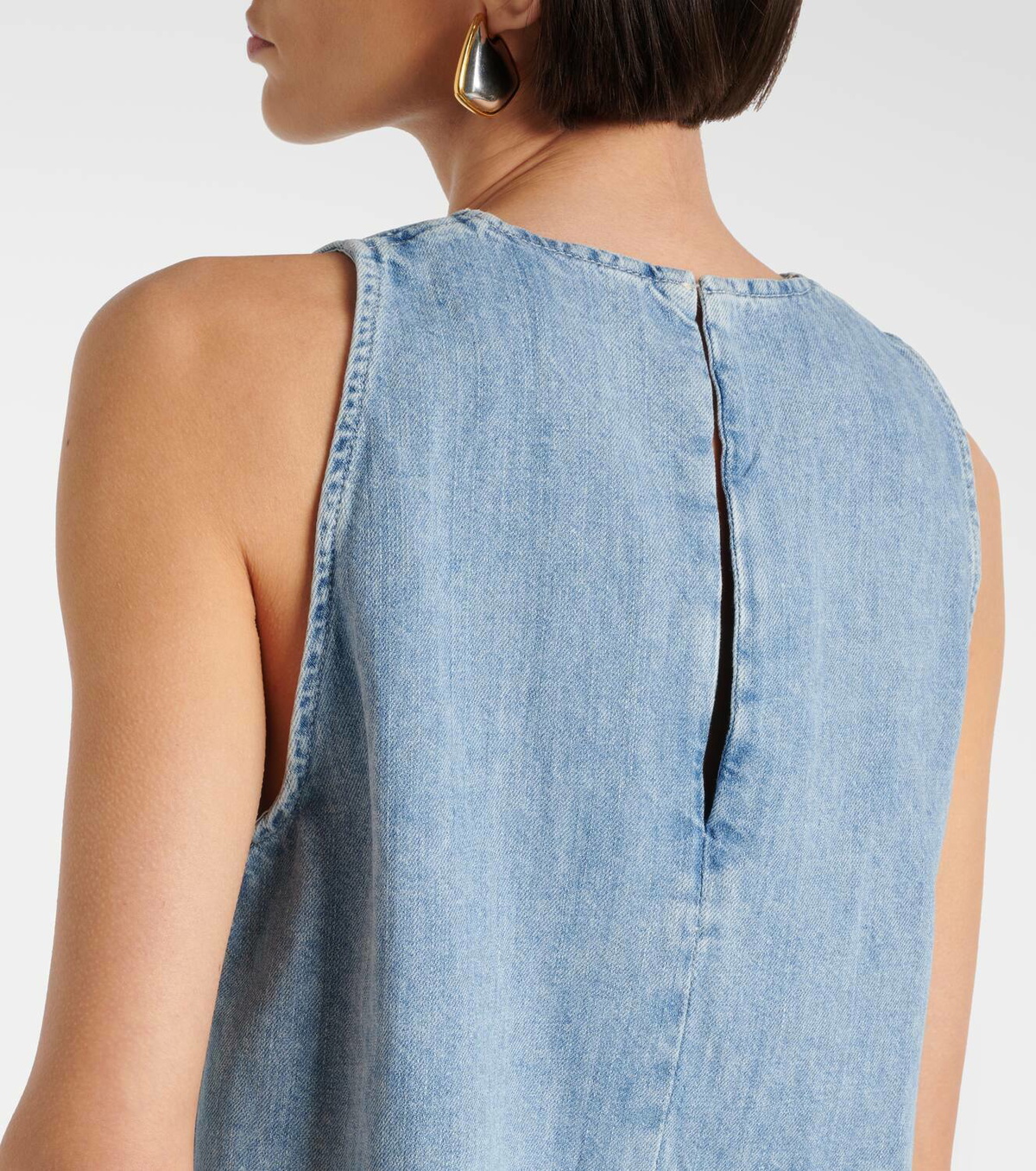 7 For All Mankind Kansas denim top