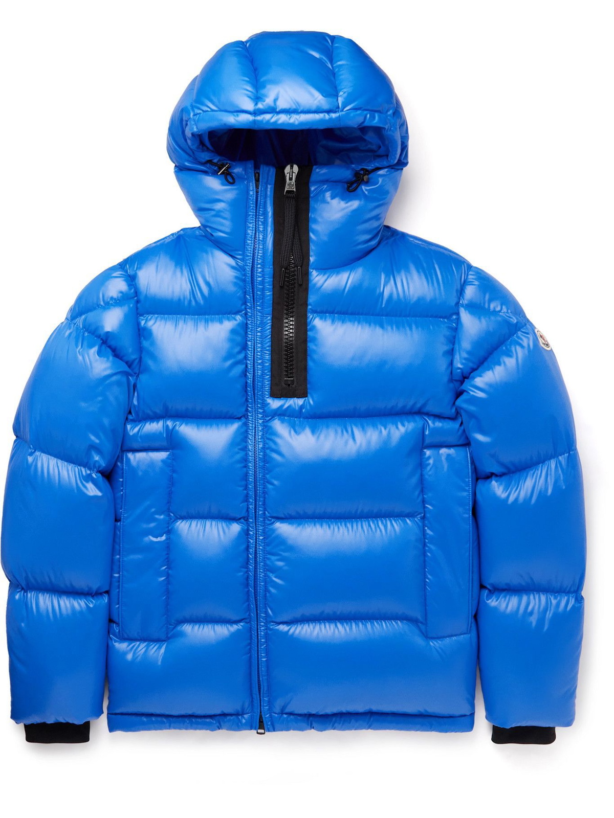 Moncler - Guitry Quilted Nylon Down Hooded Jacket - Blue Moncler