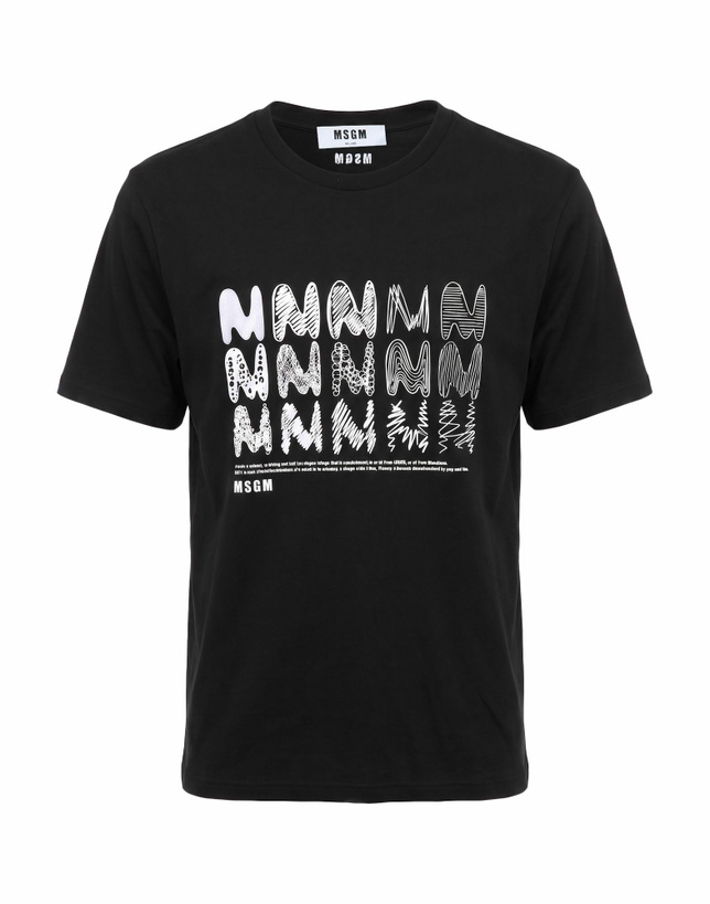 Photo: Msgm Mens T-shirt in Black