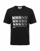 Msgm Mens T-shirt in Black