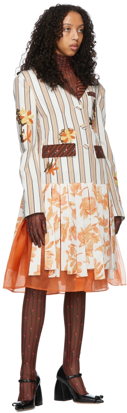 SHUTING QIU White Cotton Coat