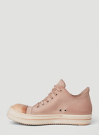 Rick Owens DRKSHDW - Faded Low Top Sneakers in Pink