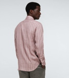 Frescobol Carioca - Thomas Leblon-striped linen shirt