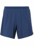 Lululemon - Fast and Free 6&quot; Straight-Leg Stretch Recycled-Jersey Running Shorts - Blue