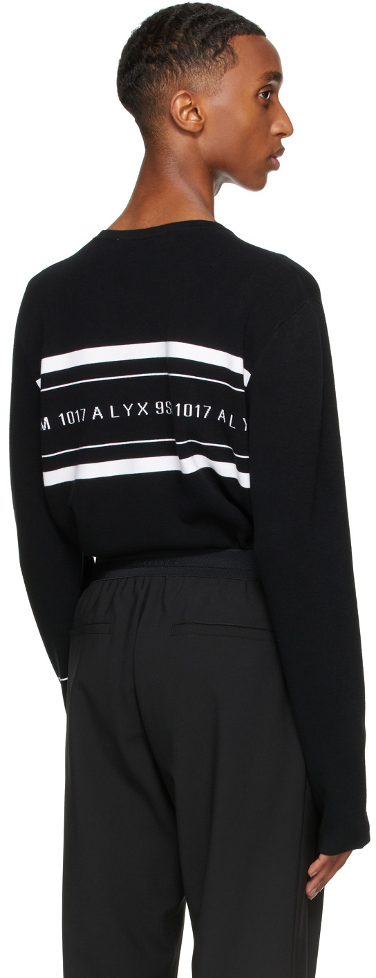 1017 ALYX 9SM Black Band Logo Sweater 1017 ALYX 9SM